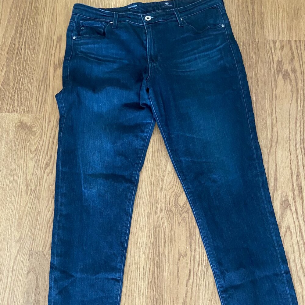 AG Jeans Adriano Goldschmied The Prima cigarette blue Jeans Dark sz 32